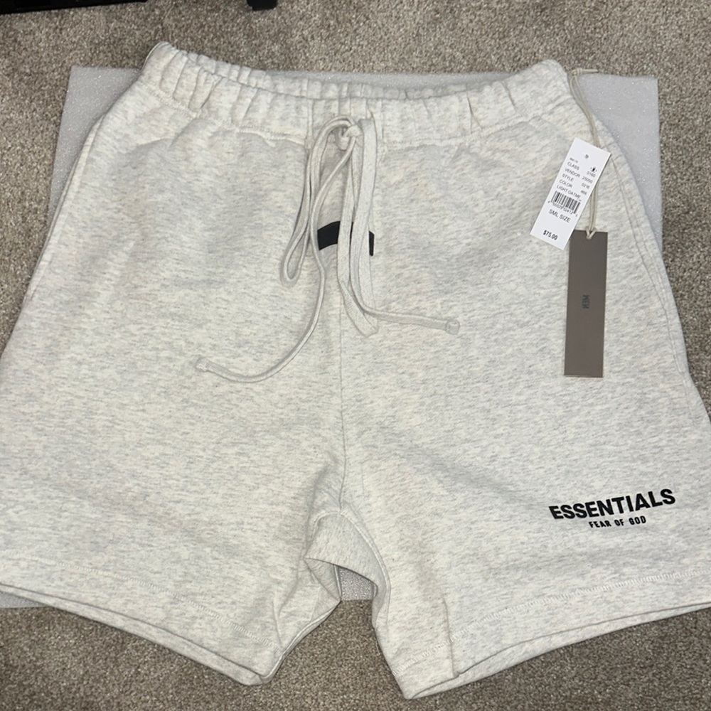 Essentials Men's Light Gray Athletic Shorts